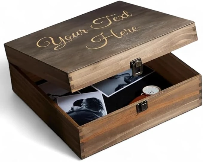 Personalized Wooden Keepsake Box
