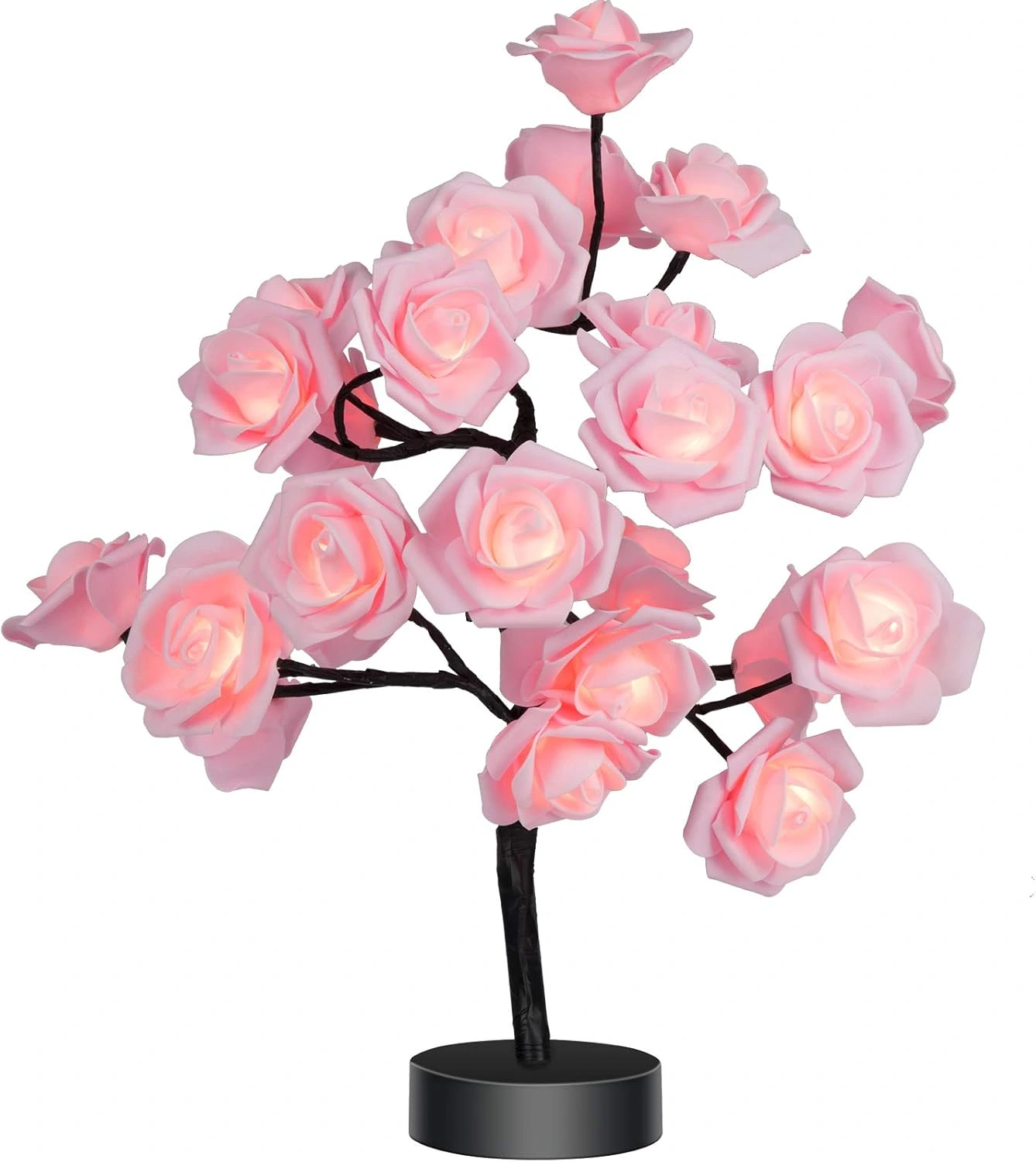 Pink Flower Rose Tree Lamp