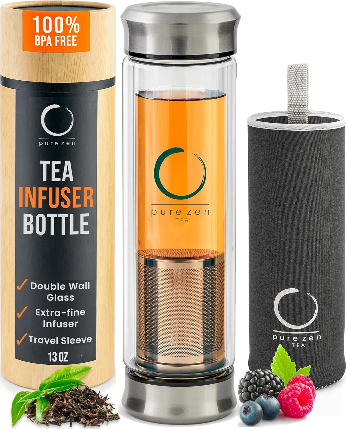 Pure Zen Tea Infuser Bottle