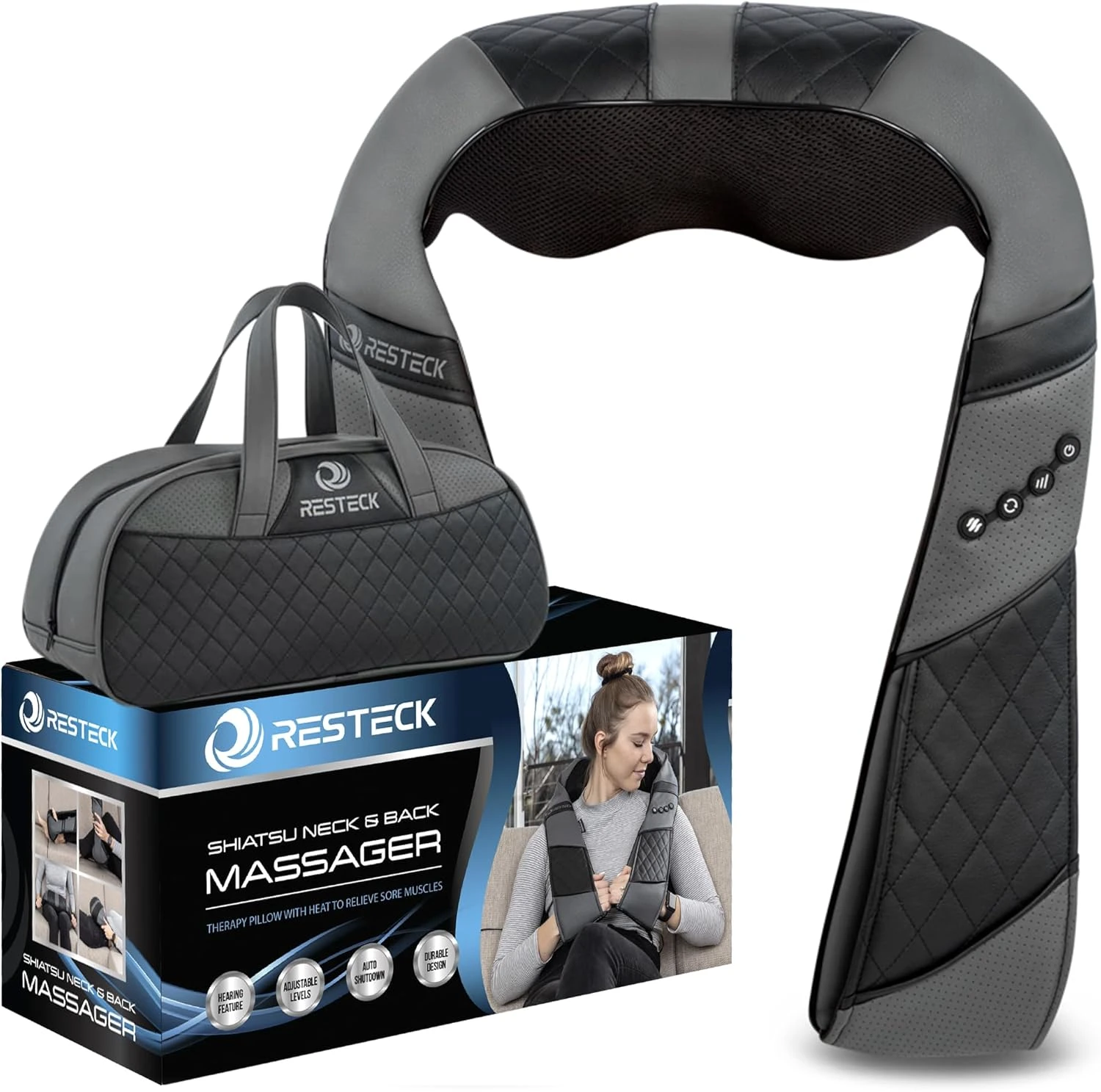RESTECK Massagers For Neck And Back With Heat