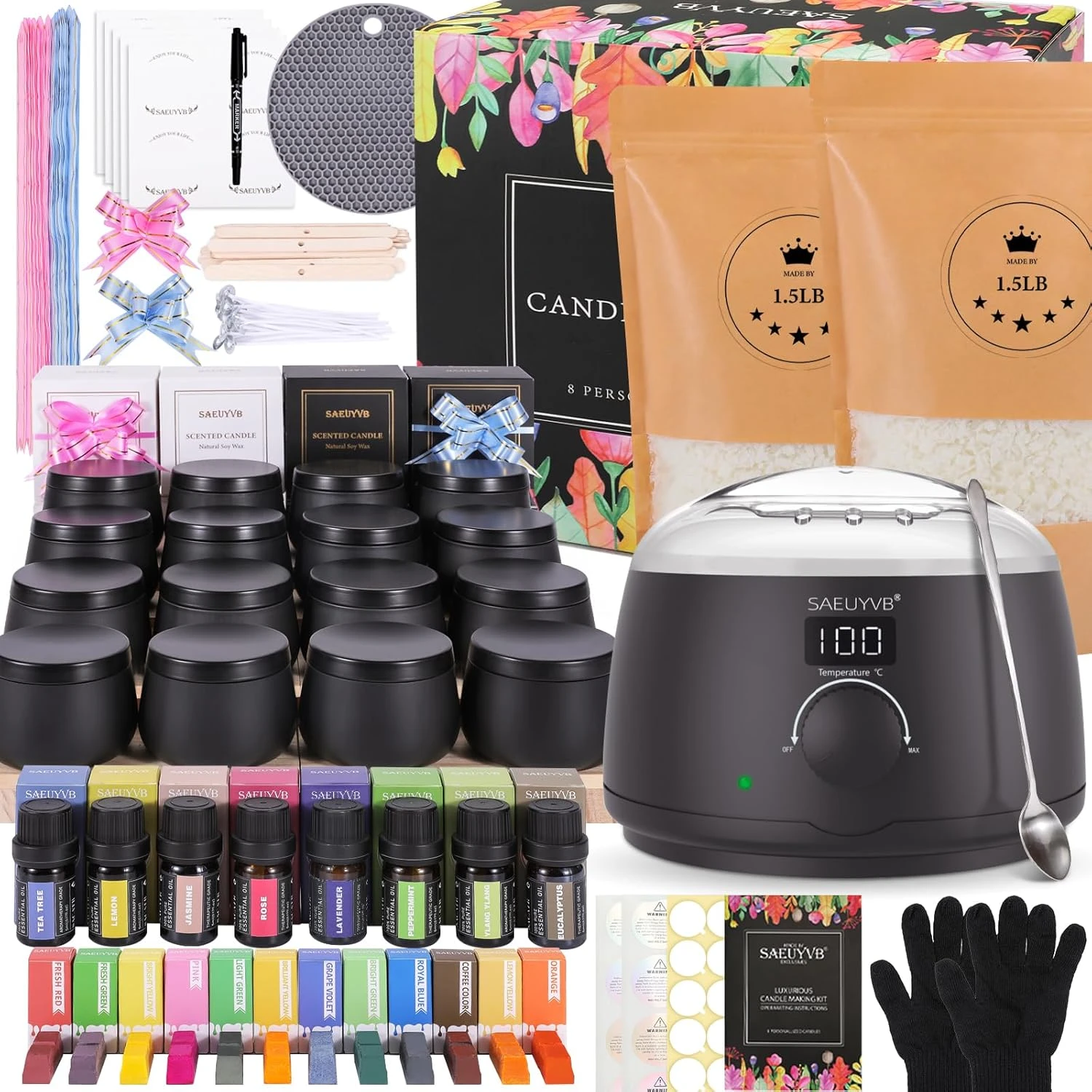 SAEUYVB Candle Making Kit For Adults