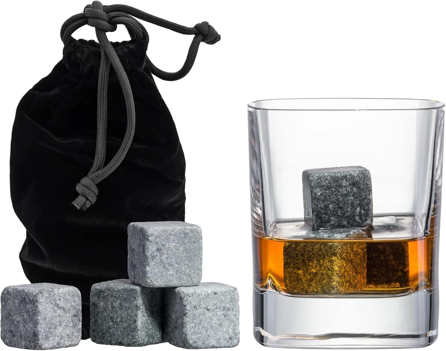 Set Of  Grey Beverage Chilling Stones