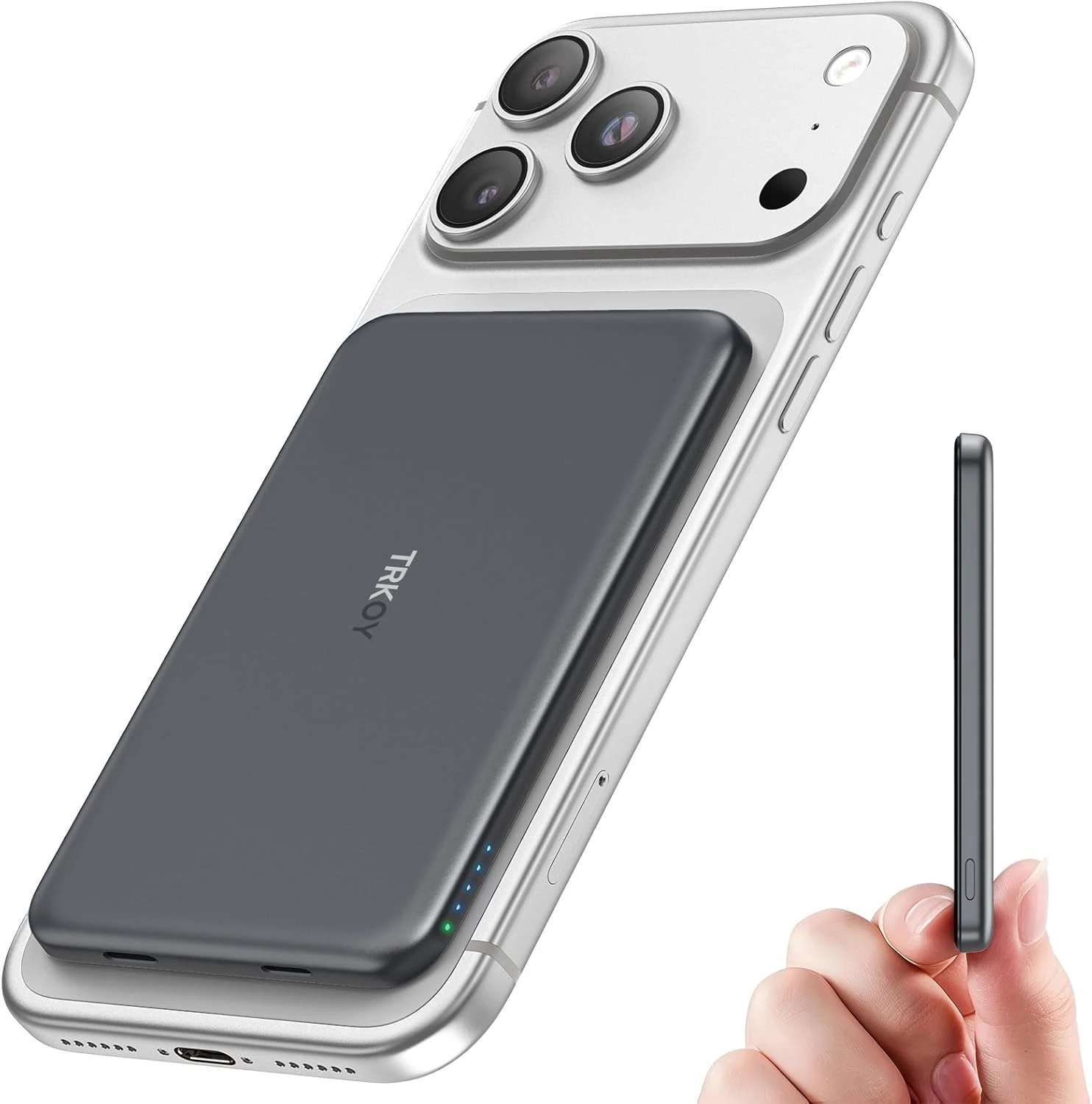 Slim Wireless Magnetic Power Bank