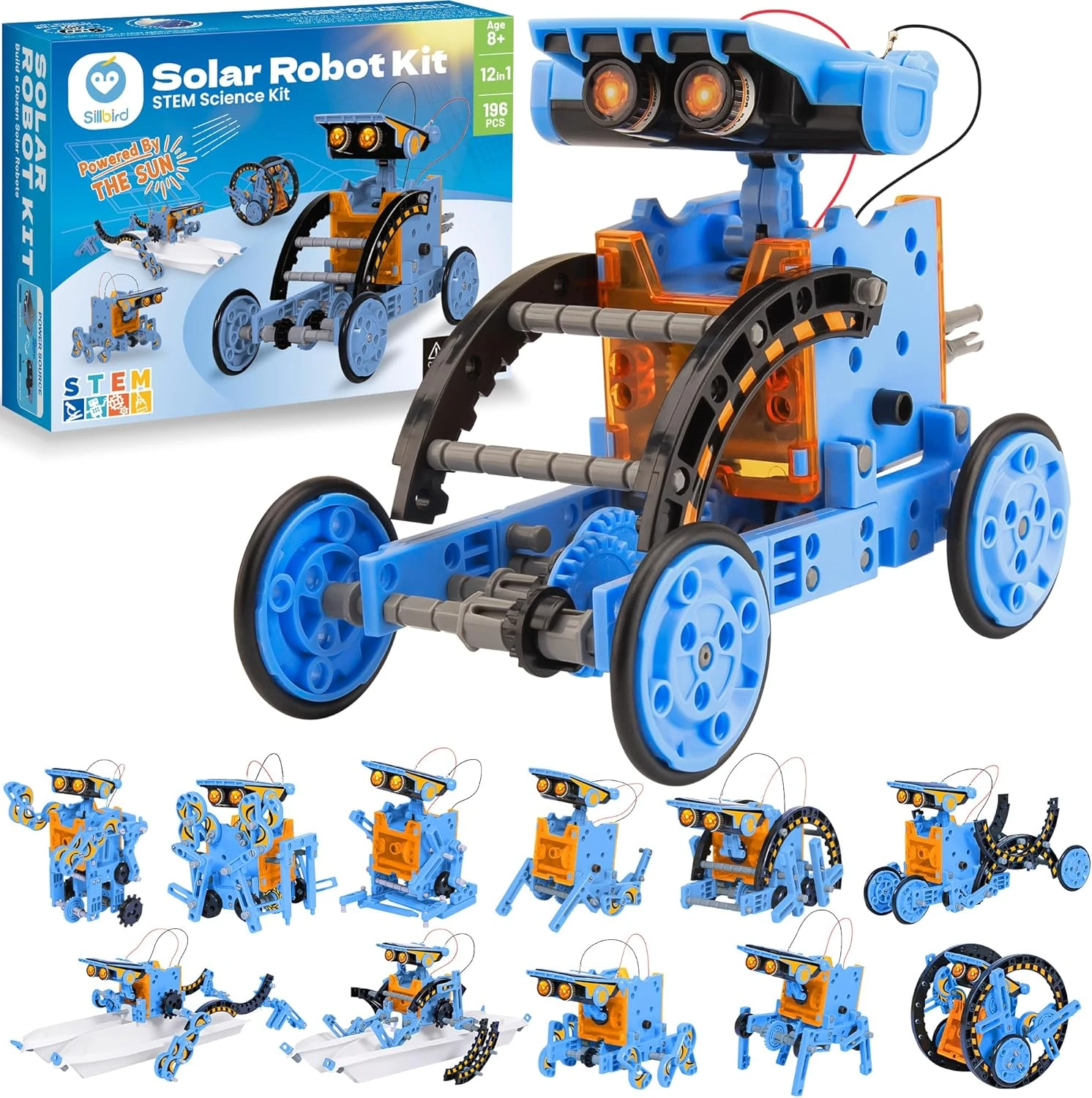 Solar Building Robot Kit STEM Gift For Boys