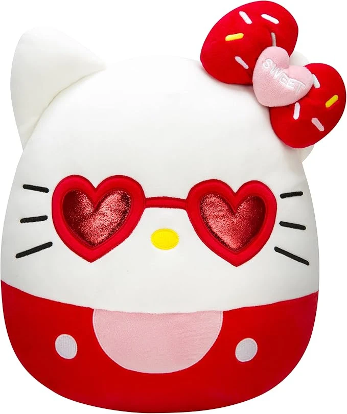 Squishmallows Hello Kitty With Red Glasses