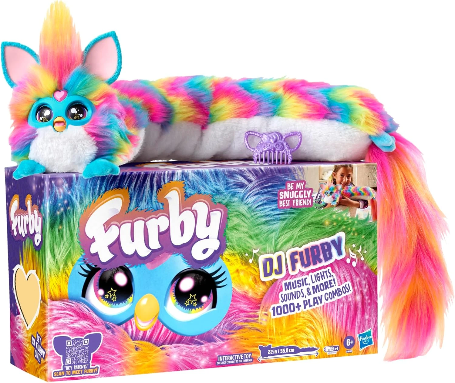 Super Snuggly Rainbow Electronic Plush Toy