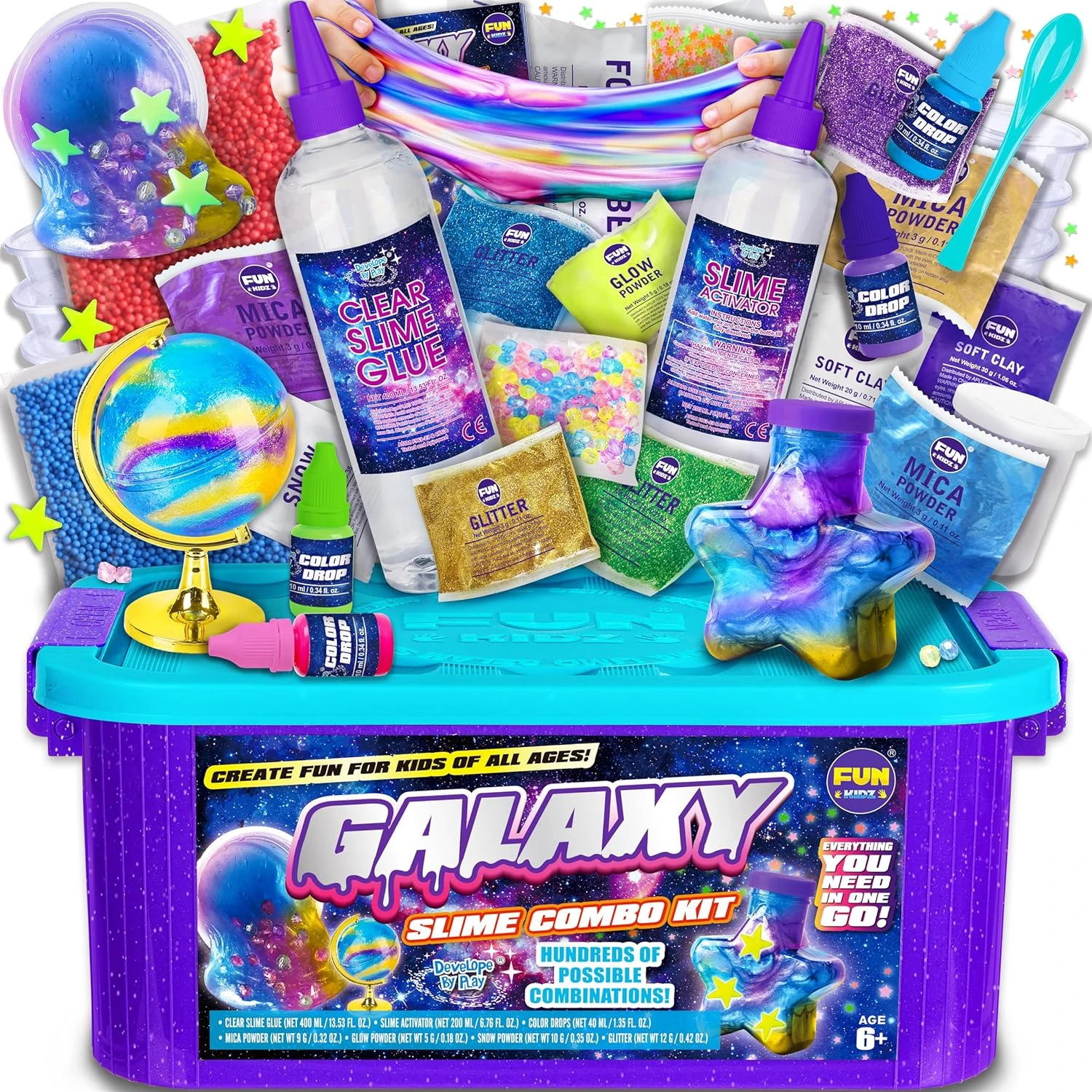 Toy Galaxy Slime Kit For Boys Girls