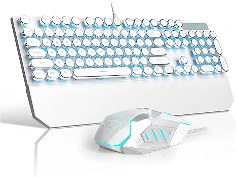 Typewriter Keyboard And Mouse Combo