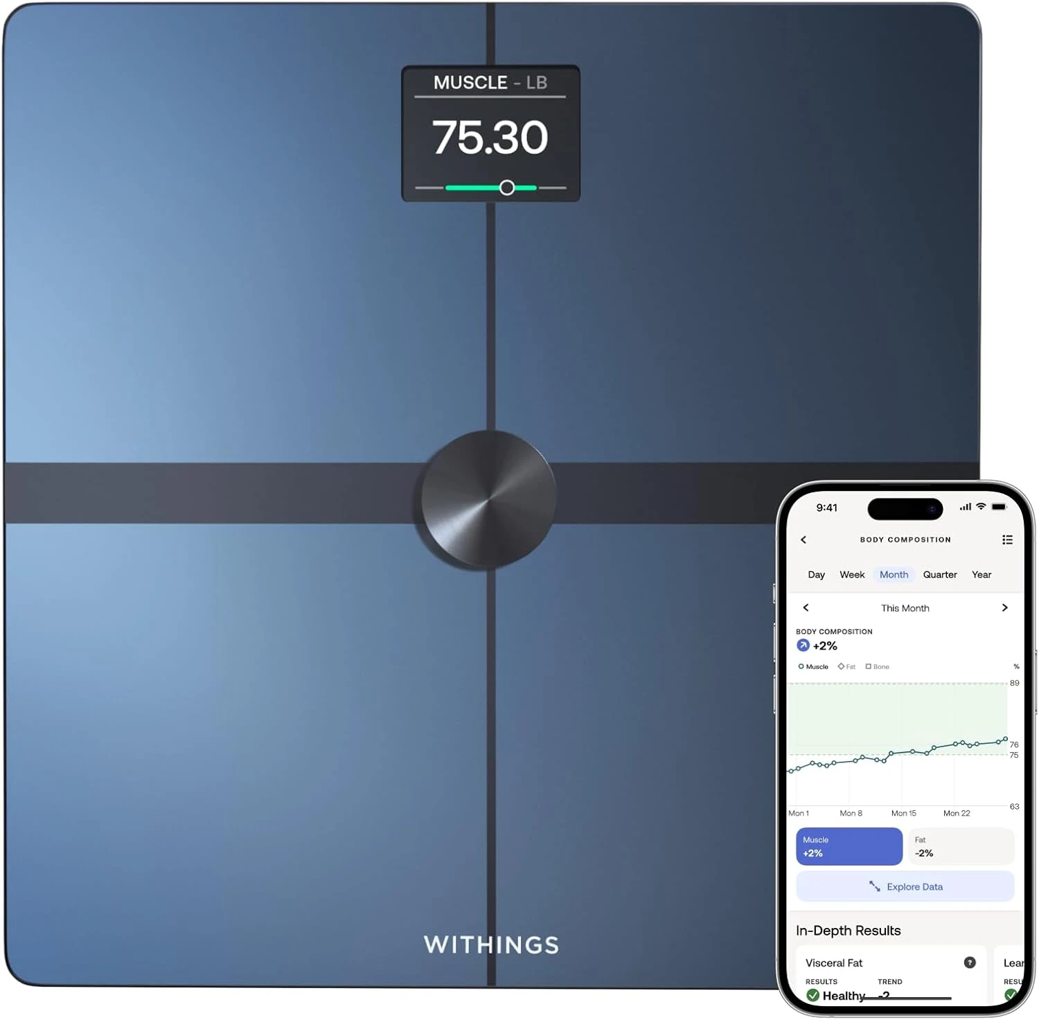 WITHINGS Body Smart Accurate Scale For Body Weight