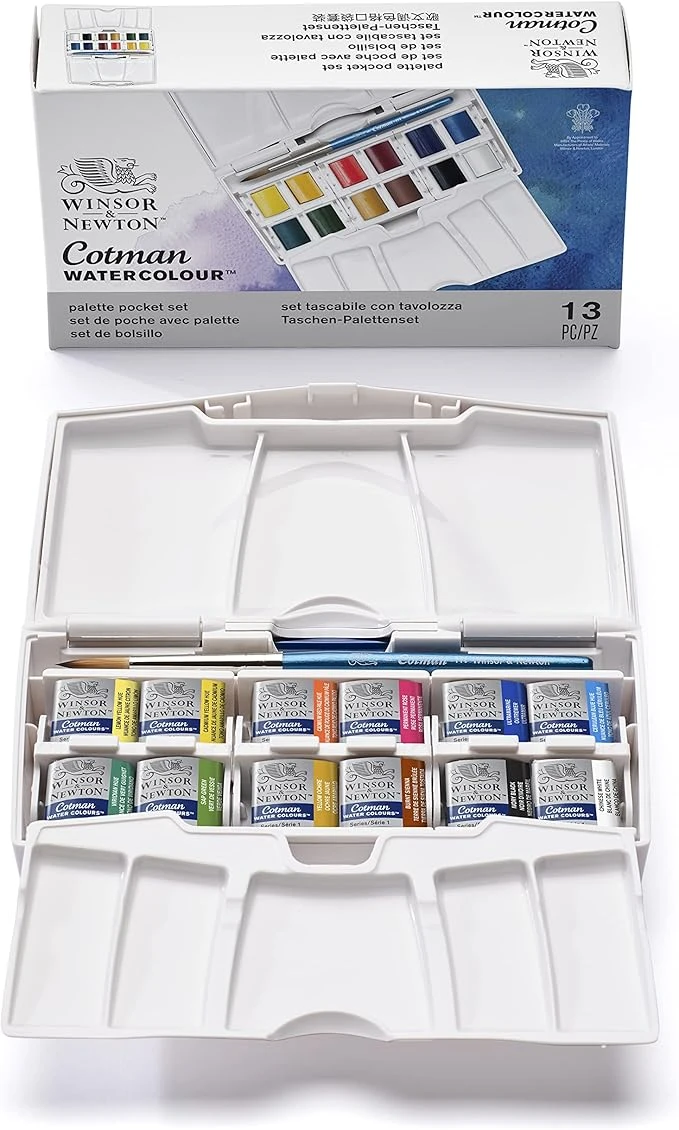 Winsor Newton Cotman Watercolor Paint Set