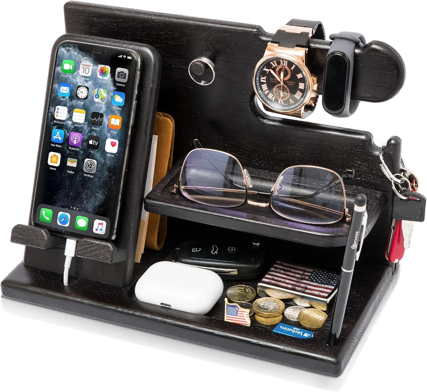 Wood Phone Docking Station