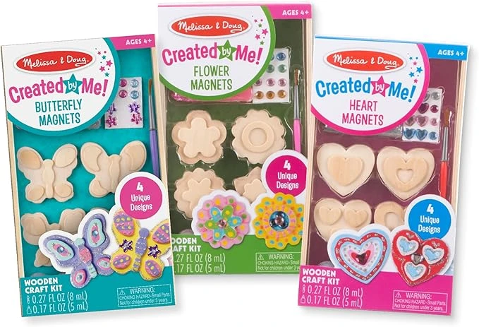 Wooden Magnets Craft Kit Bundle