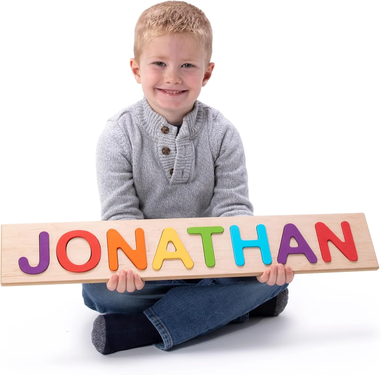 Wooden Personalized Name Puzzles For Toddlers