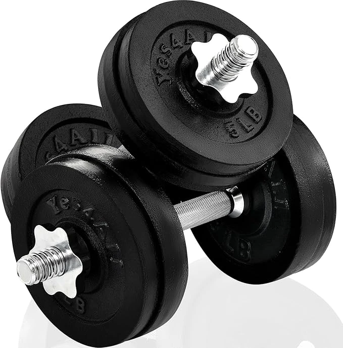 YesAll Adjustable Dumbbell Set